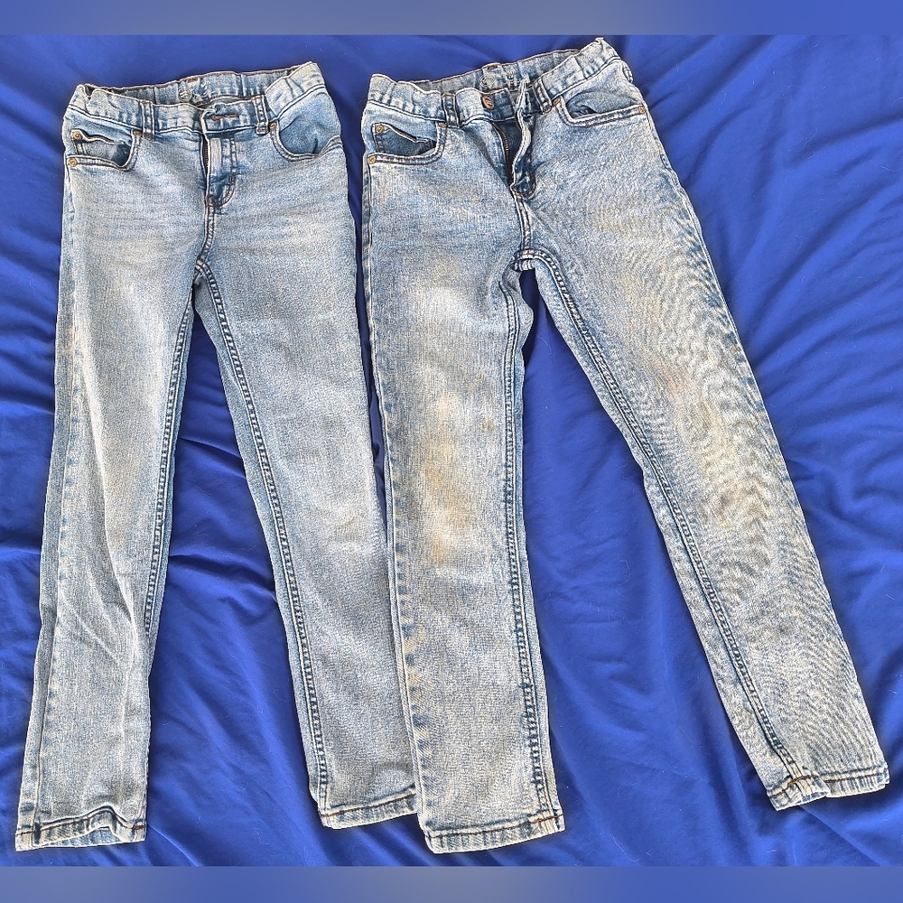 CLOSET CLOSEDOWN⚠️🚨Wonder Nation Boys SLIM Jeans Light Blue Straight Leg